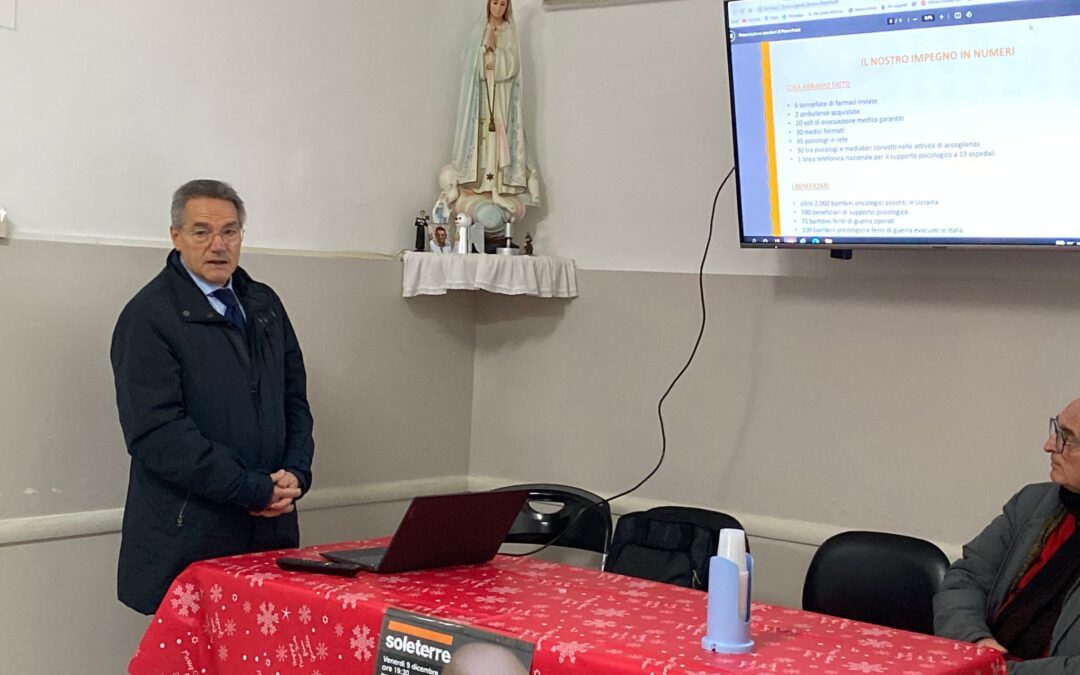 Il Calcit nella sede del Gruppo C.O.N. per raccontarsi e per raccontare la collaborazione con la Fondazione Soleterre
