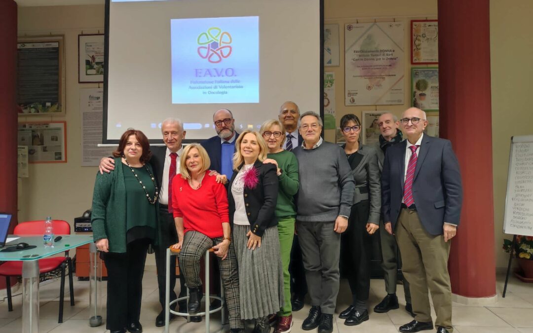 Rinnovato il direttivo FAVO Puglia, coordinatore sarà il Dr. Nicola Mariano presidente del Calcit Andria