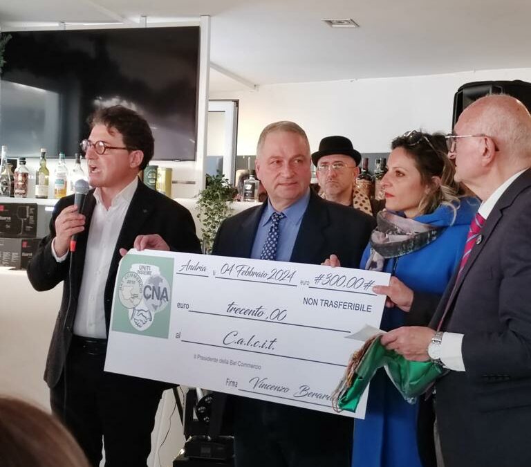 BAT Commercio dona 300 euro per le attività del Calcit